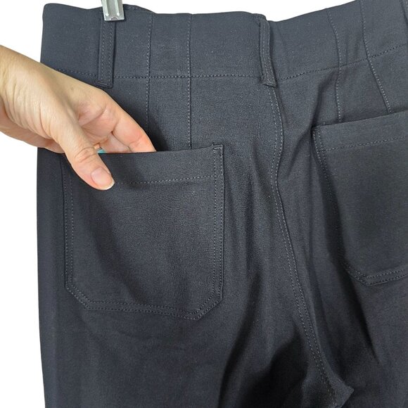 Maeve Classic Black Wide Leg Trousers - Picture 5 of 14